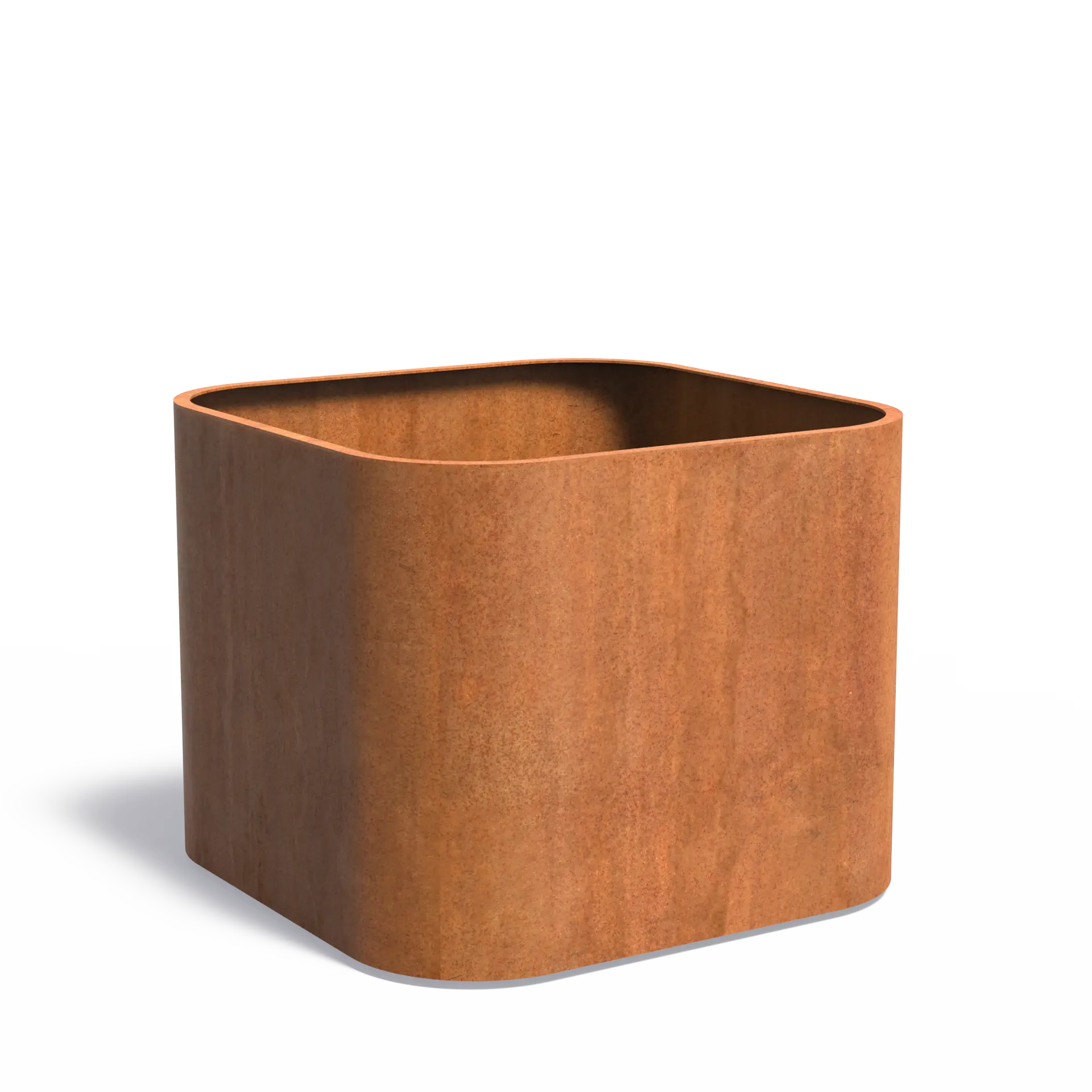 Istutusastia Corten Nelikaari 1100x1100x800