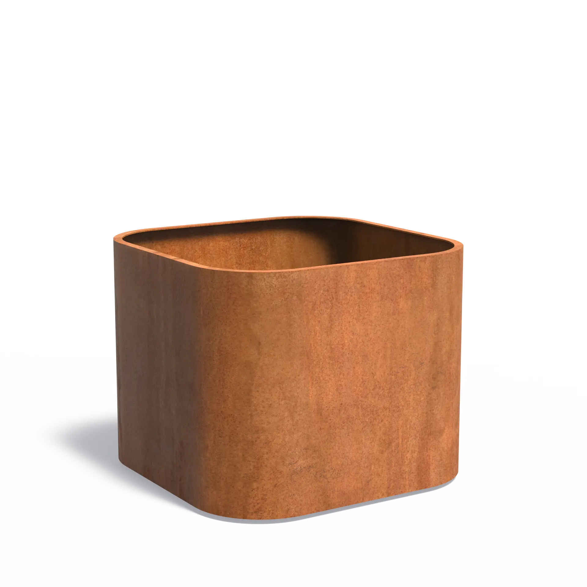 Istutusastia Corten Nelikaari 1000x1000x800