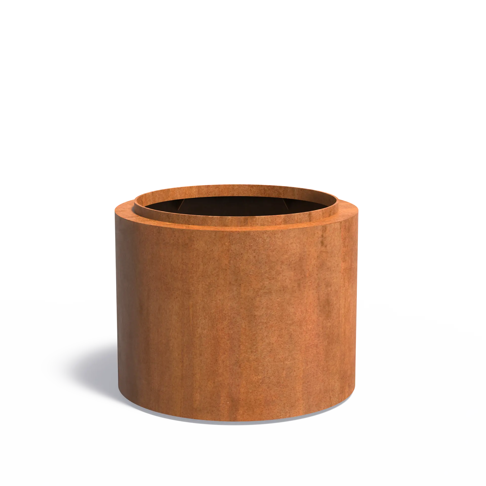 Istutusastia Corten Sylinteri kauluksella 1000x800